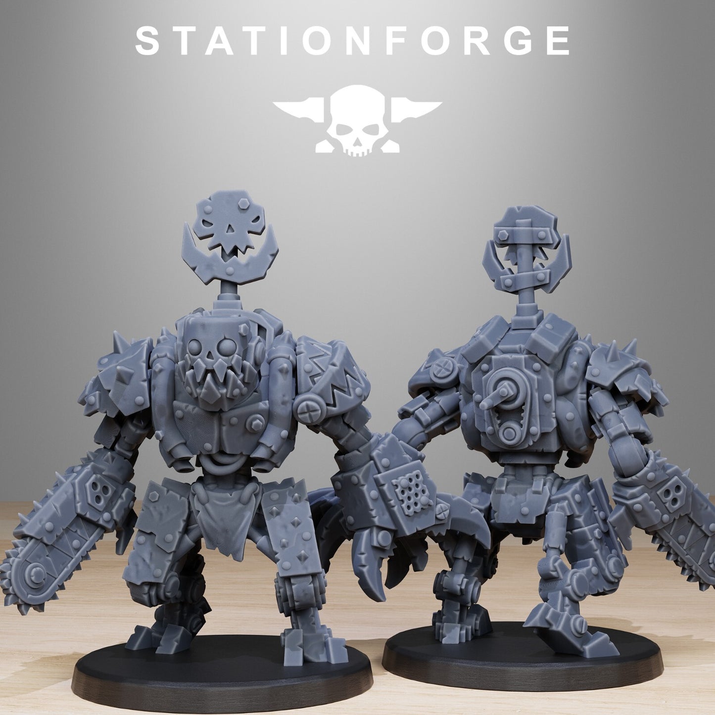 Orkaz Bots Infantry Miniatures - Station Forge