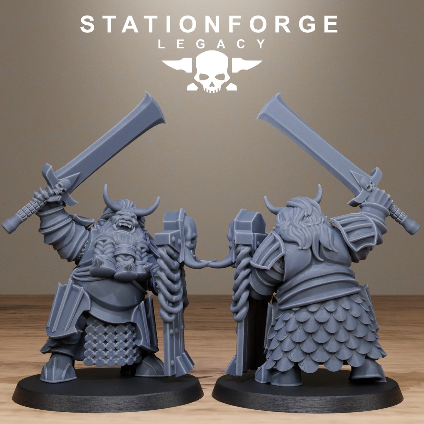 Chaosvale Infantry  from Station Forge 32mm. FREE BASES & POST