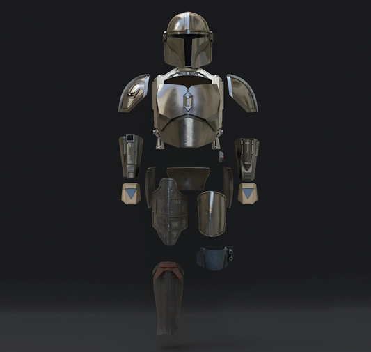 Star Wars Din Djarin Inspired Full Armour - 3D Printed Raw Mandalorian