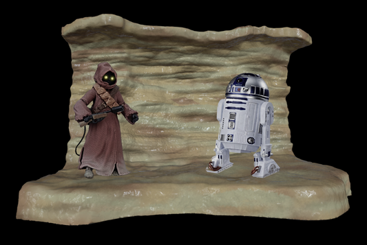 Star Wars 3D Printed  Tatooine Diorama for 3.75" Or 6" figures