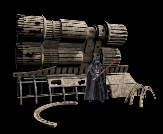 Star Wars 3D Printed Mos Eisley Junk Pile 2 Diorama for 3.75" or 6" Figures