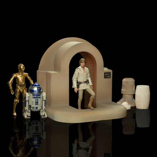 3D Printed Lars Homestead Doorway for Star Wars 3.75"  figures