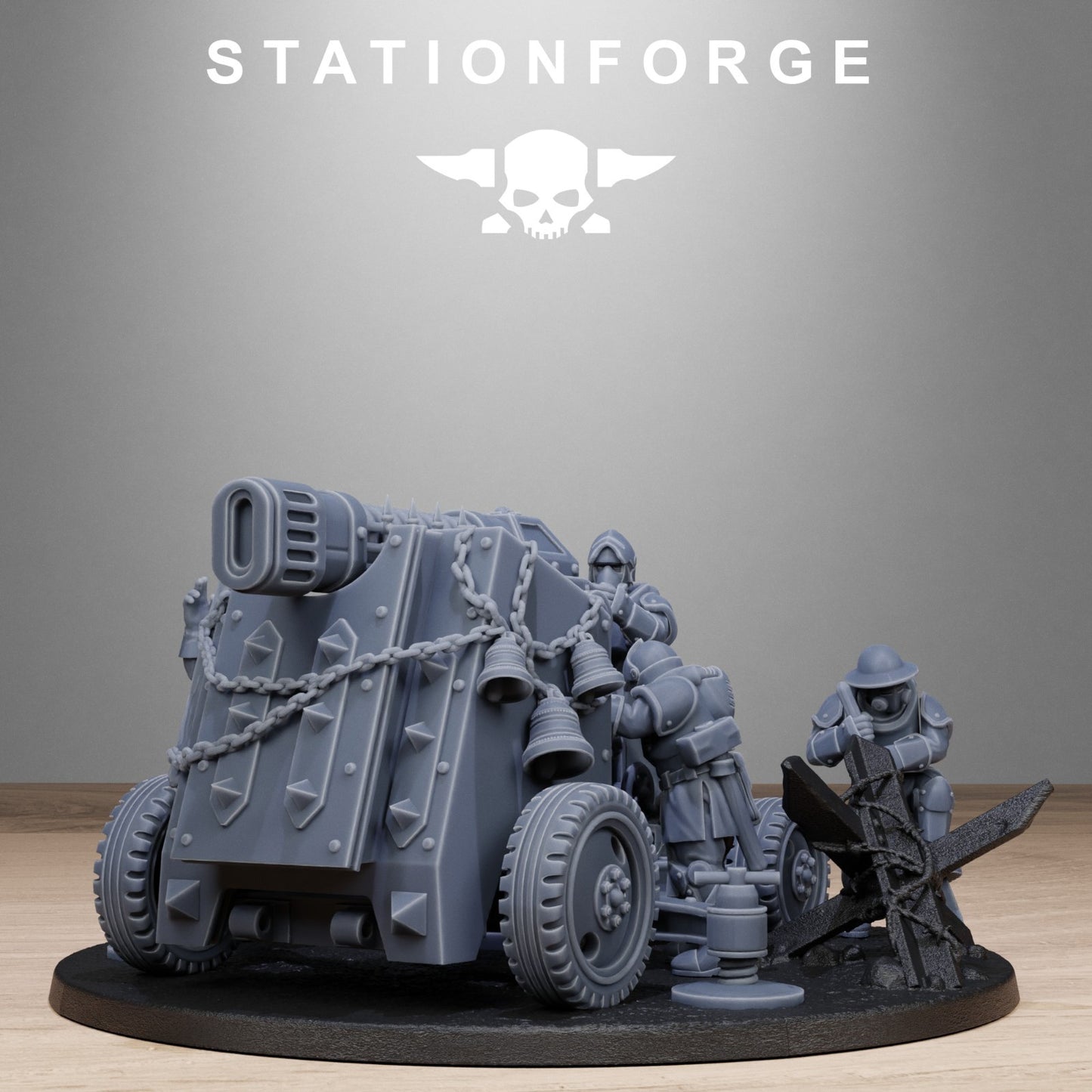 RoyalGuard light artillery from Station Forge 32mm. FREE BASE