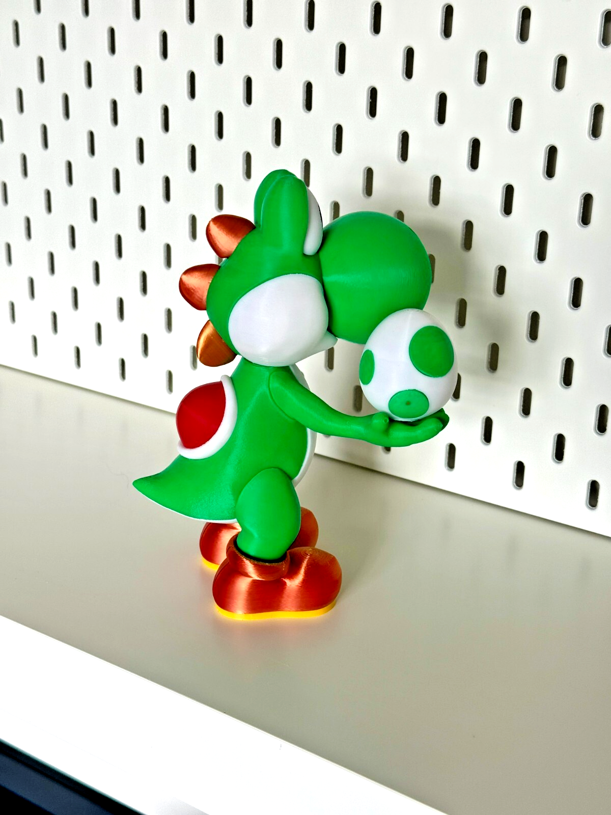 Yoshi Figure, Nintendo Switch 2. 3D Printed Model 19cm