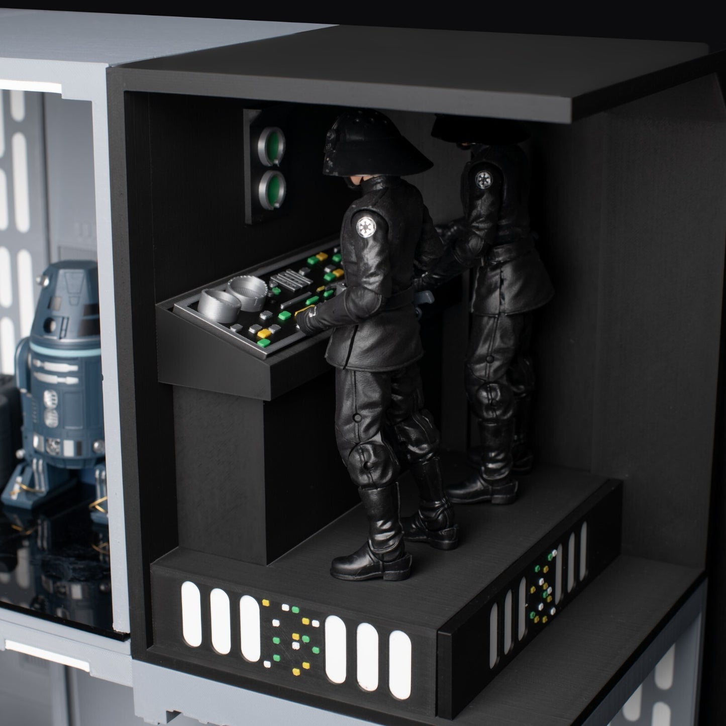 Star Wars 3D Printed Death Star Stackers Dio system for Black Series 6" Figures