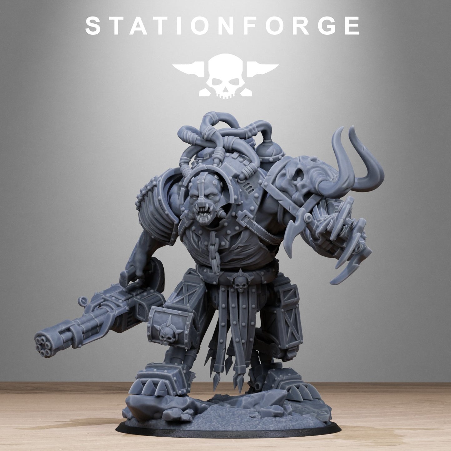 Corrupted Guard Tormentius and 80mm base From Station Forge