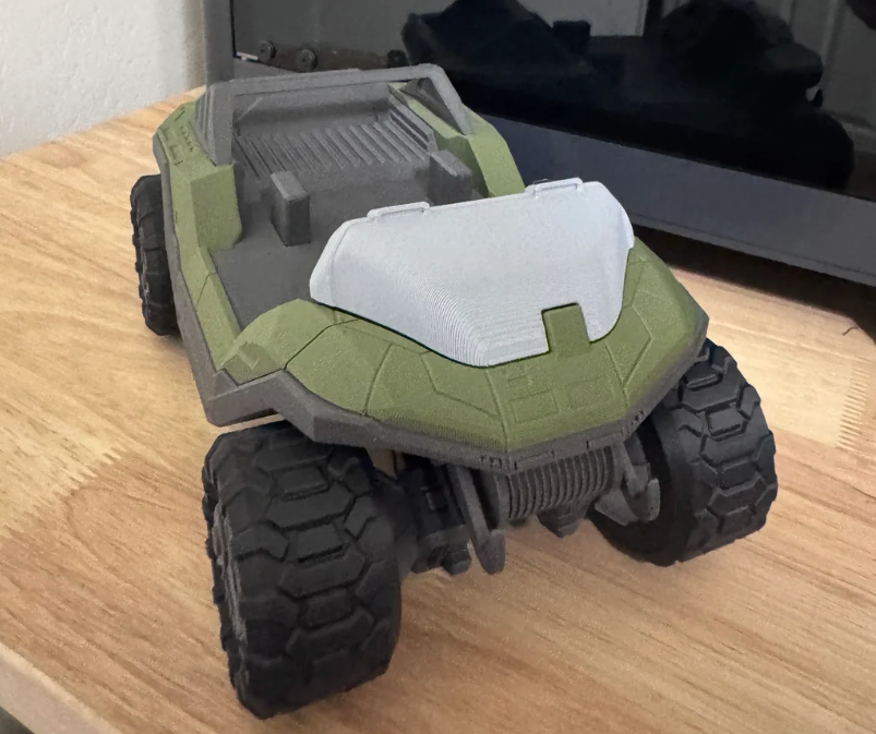 3D Printed Halo Wathog car Chunk Kit Figure