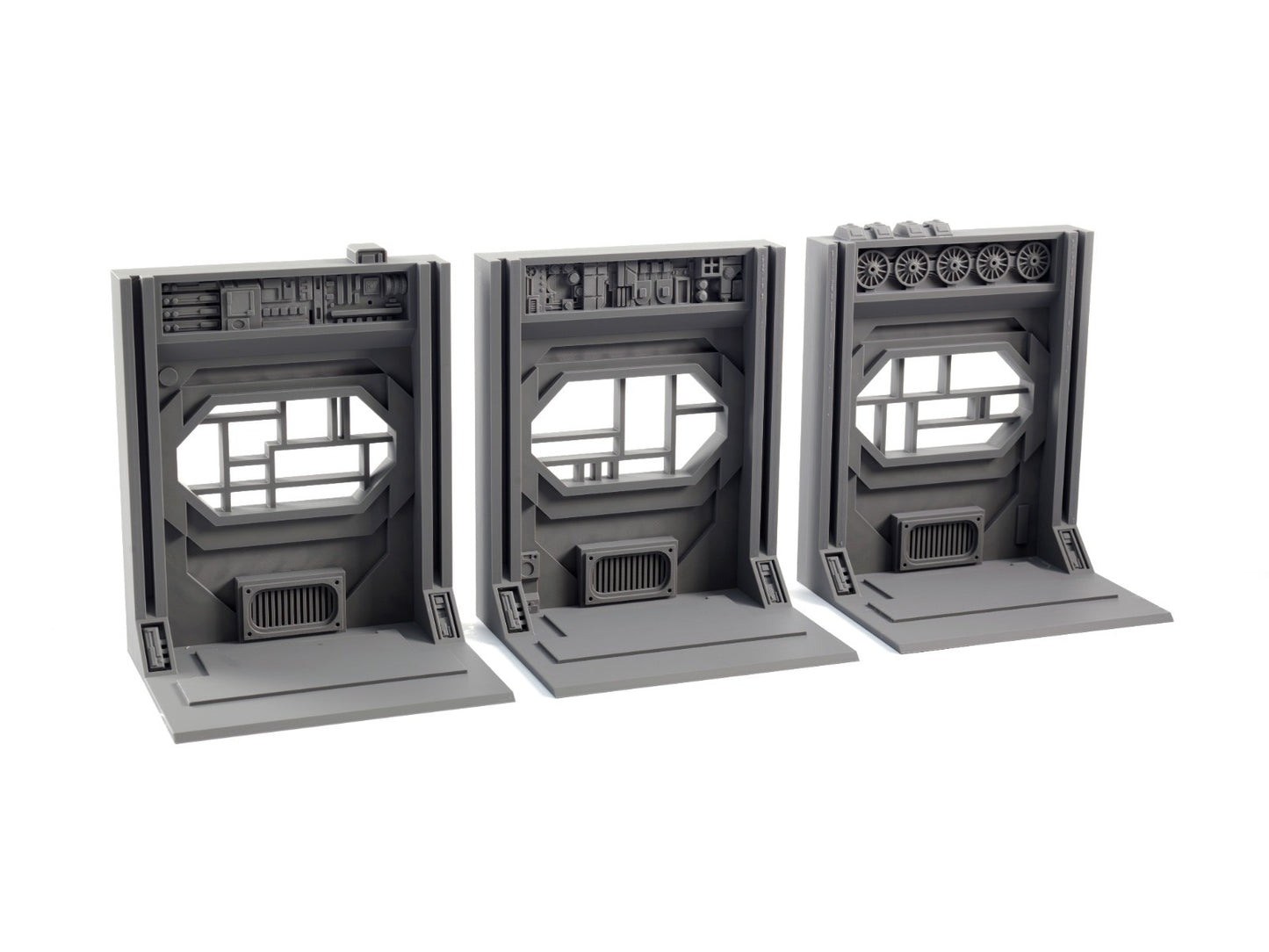 3D Printed Sci-Fi Corridor Diorama 2 for 3.75" and 6" Star Wars figures