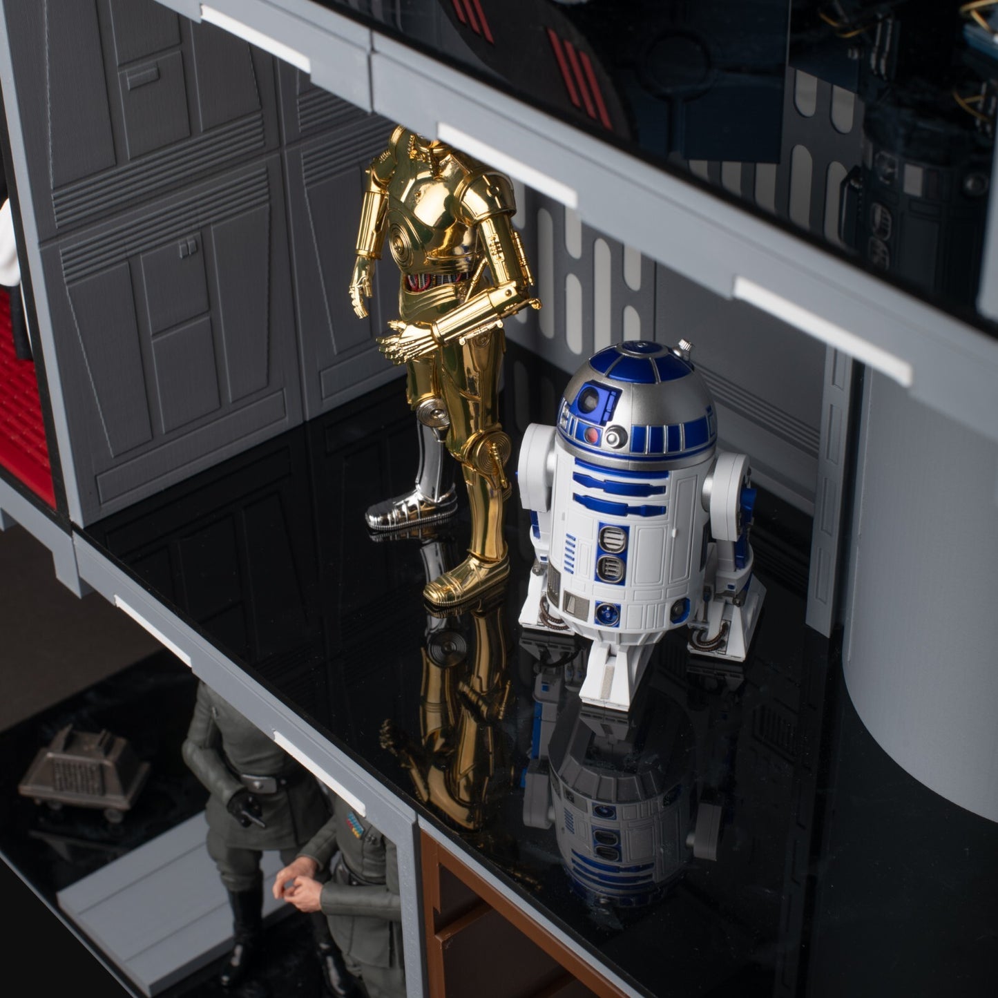 Star Wars 3D Printed Death Star Stackers Dio system for Black Series 6" Figures