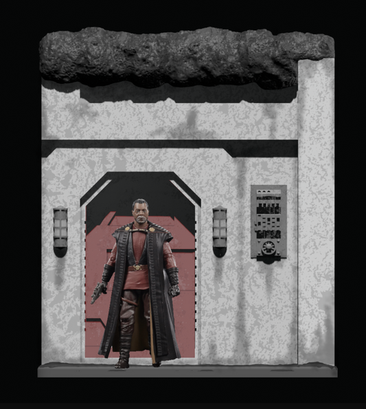 Star Wars 3D Printed Nevarro Streets Diorama for 3.75" and 6" Figures