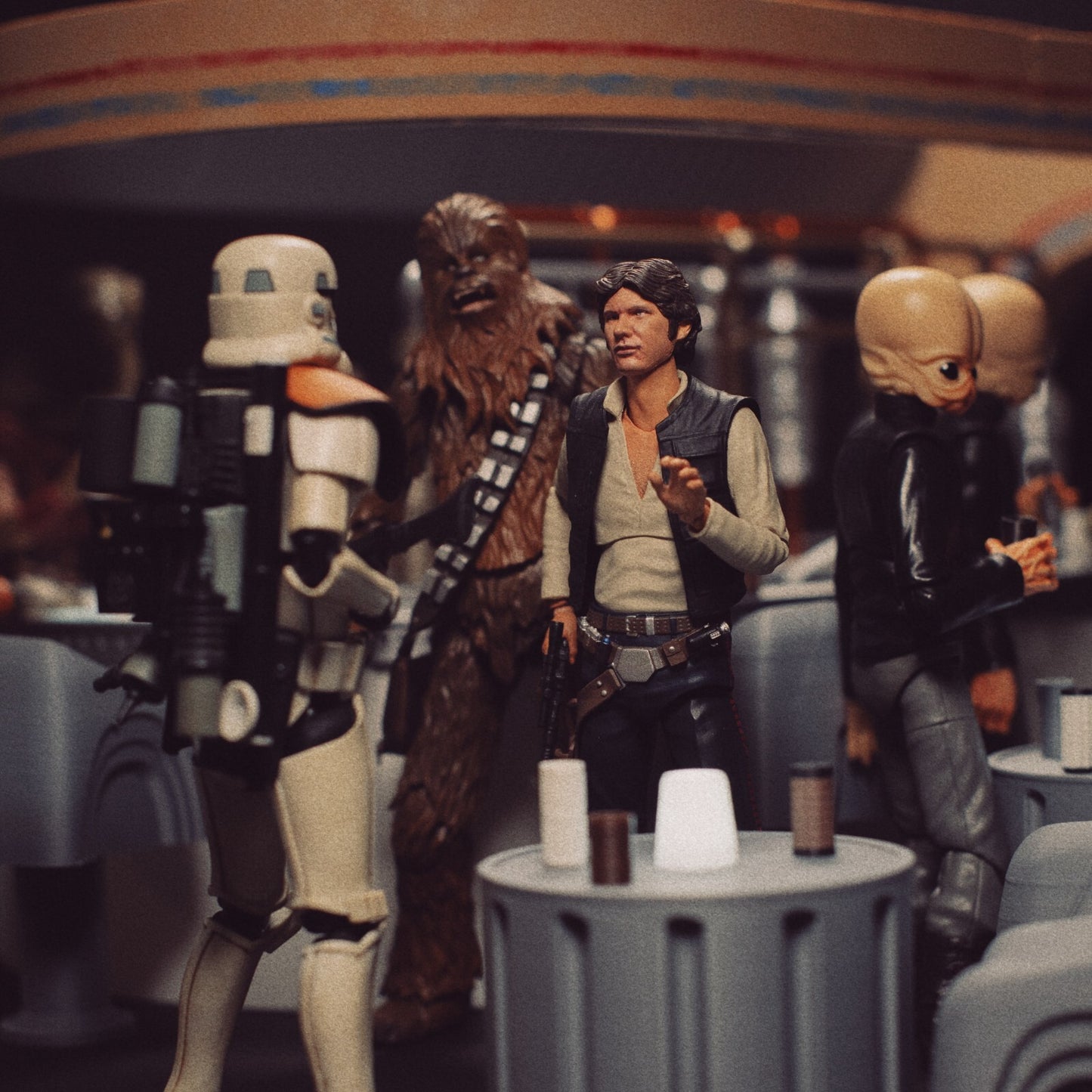Star Wars  3D Printed Cantina Diorama Bar for 3.75" Scale Or  6" Scale figures
