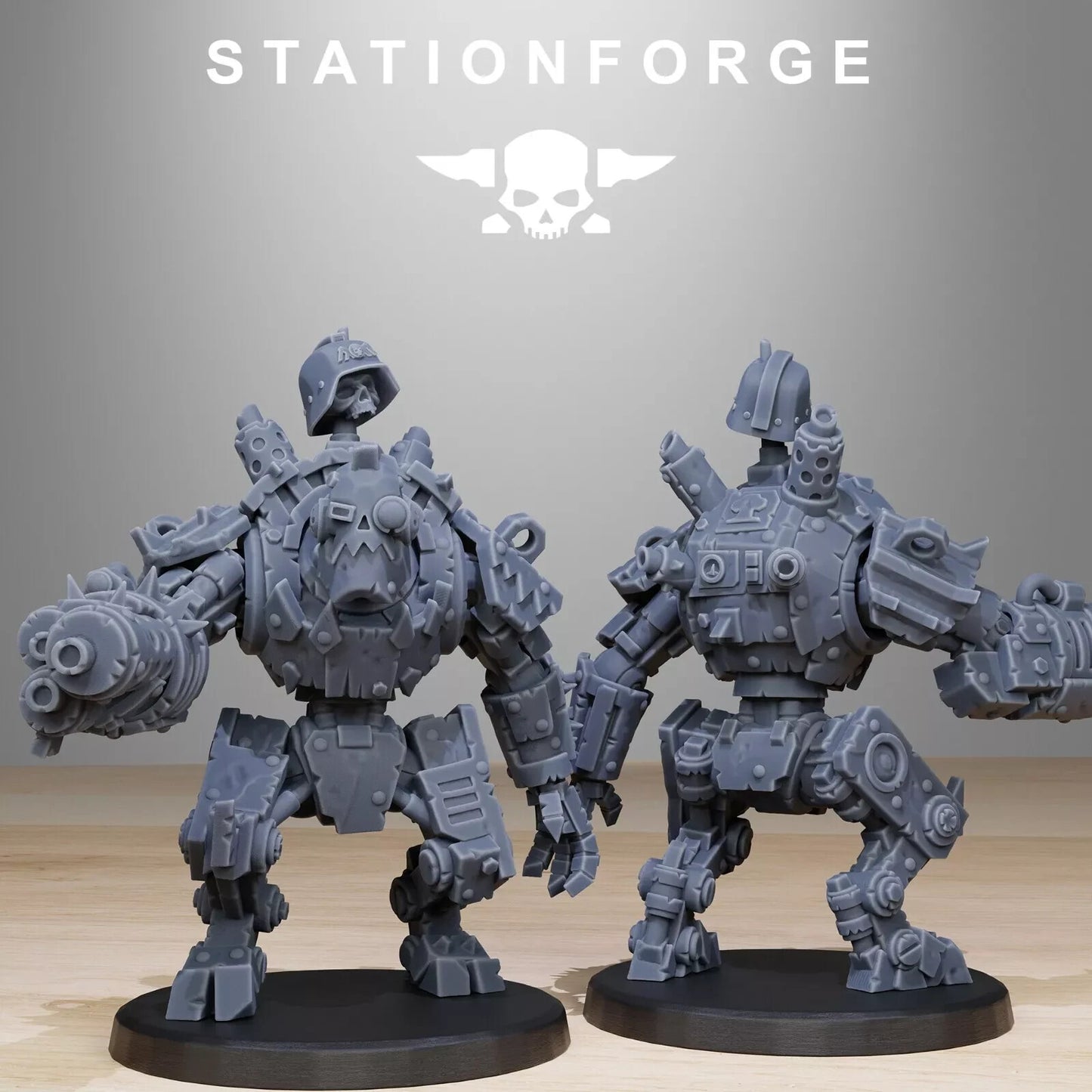 Orkaz Bots Infantry Miniatures - Station Forge Wargaming Figures