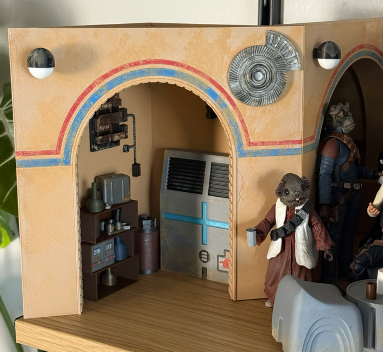 Star Wars Mos Eisley Cantina Corner Alcove for 6" and 3.75" figures
