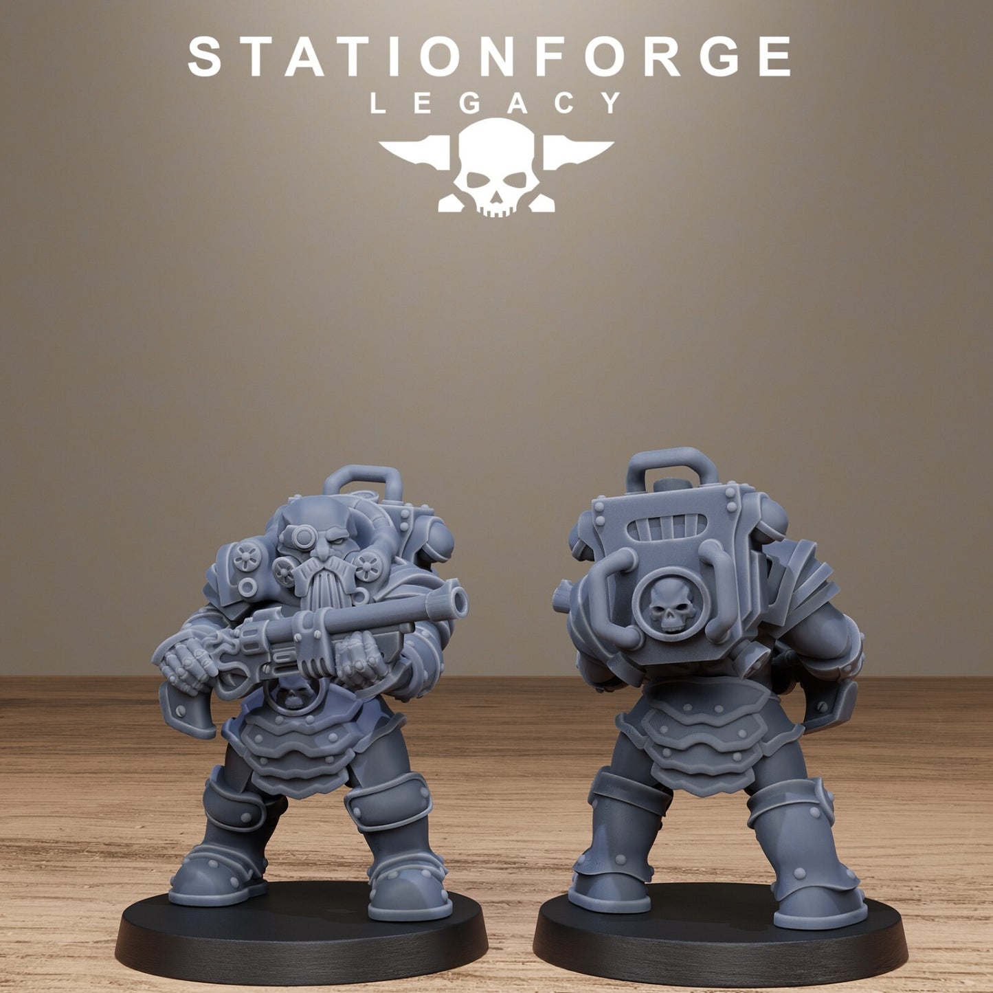 The IronVale Dwarven  Infantry from Station Forge Legacy | INC BASES | FREE POST