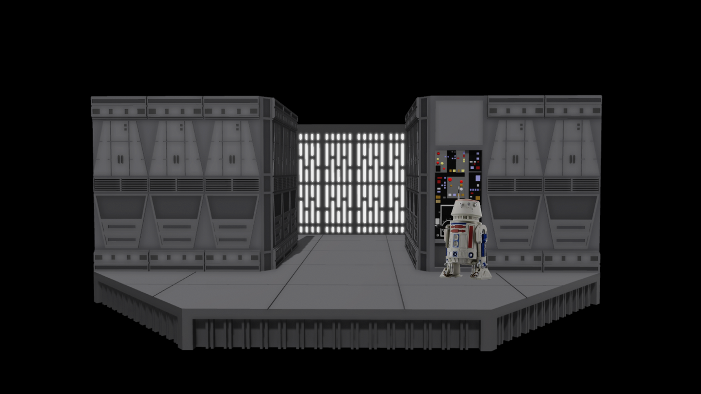 3D Printed Moff Gideon's Mandalore Headquaters for 3.75" & 6" Figures