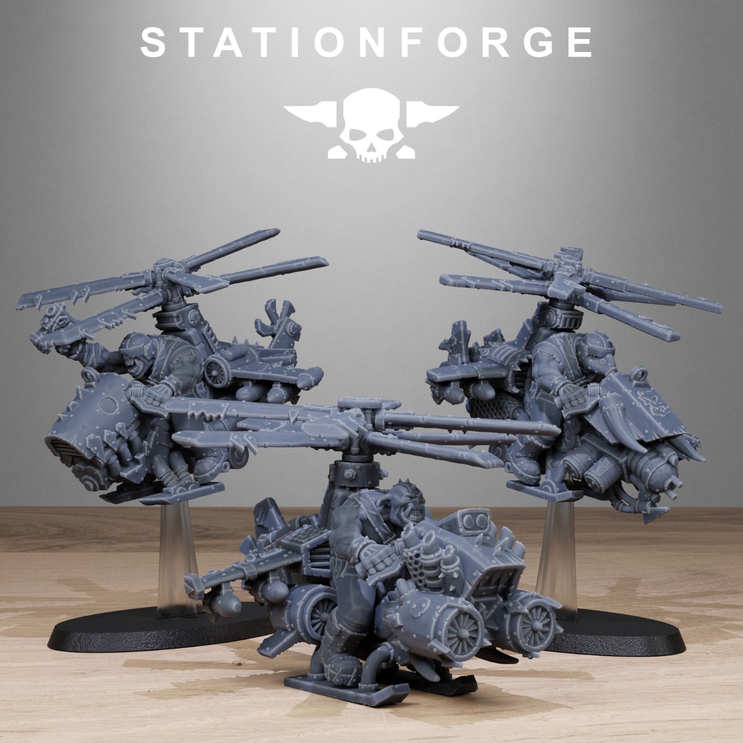 Orkaz Helicopters From Station Forge Free Bases + Free