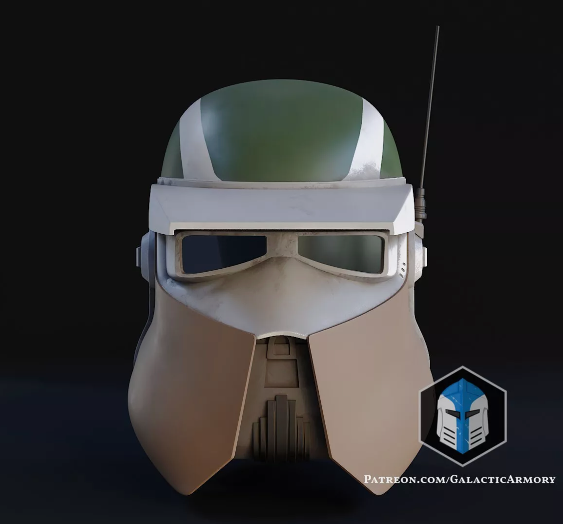 Star Wars AT-RT clone Helmet 3D printed Raw Kit