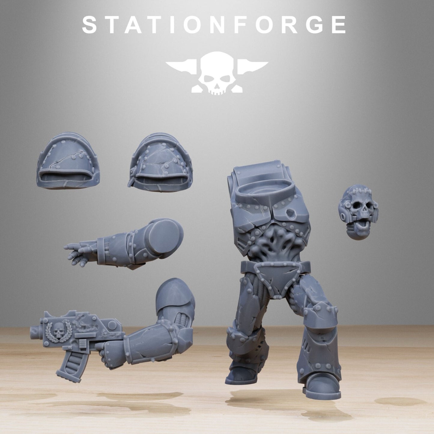 The Scoratis Zombies from Station Forge 32mm
