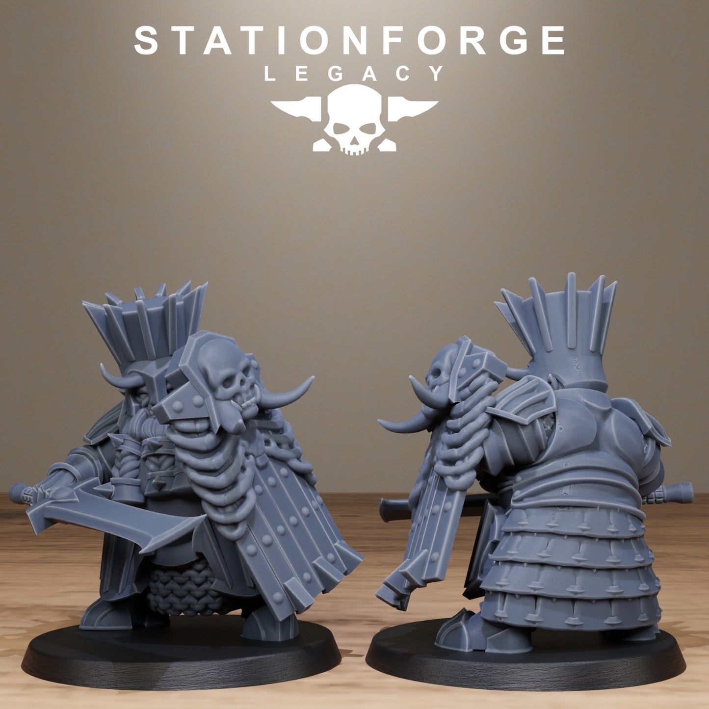 Chaosvale Infantry  from Station Forge 32mm. FREE BASES & POST