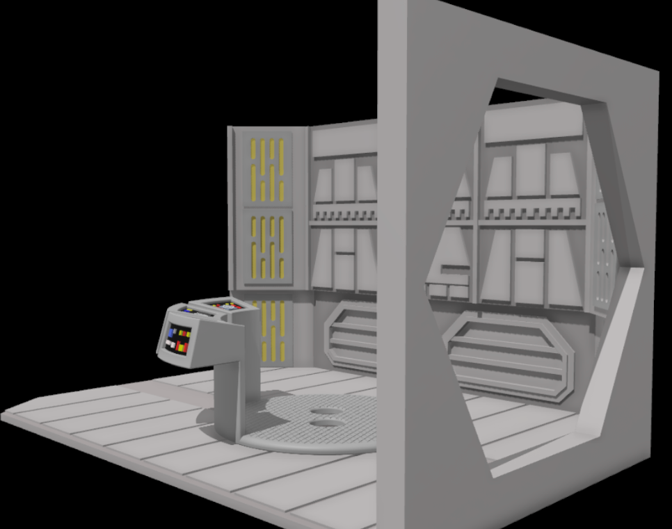 Star Wars Death Star Detention Block Diorama for 3.75 IN (1:18) FIGURE