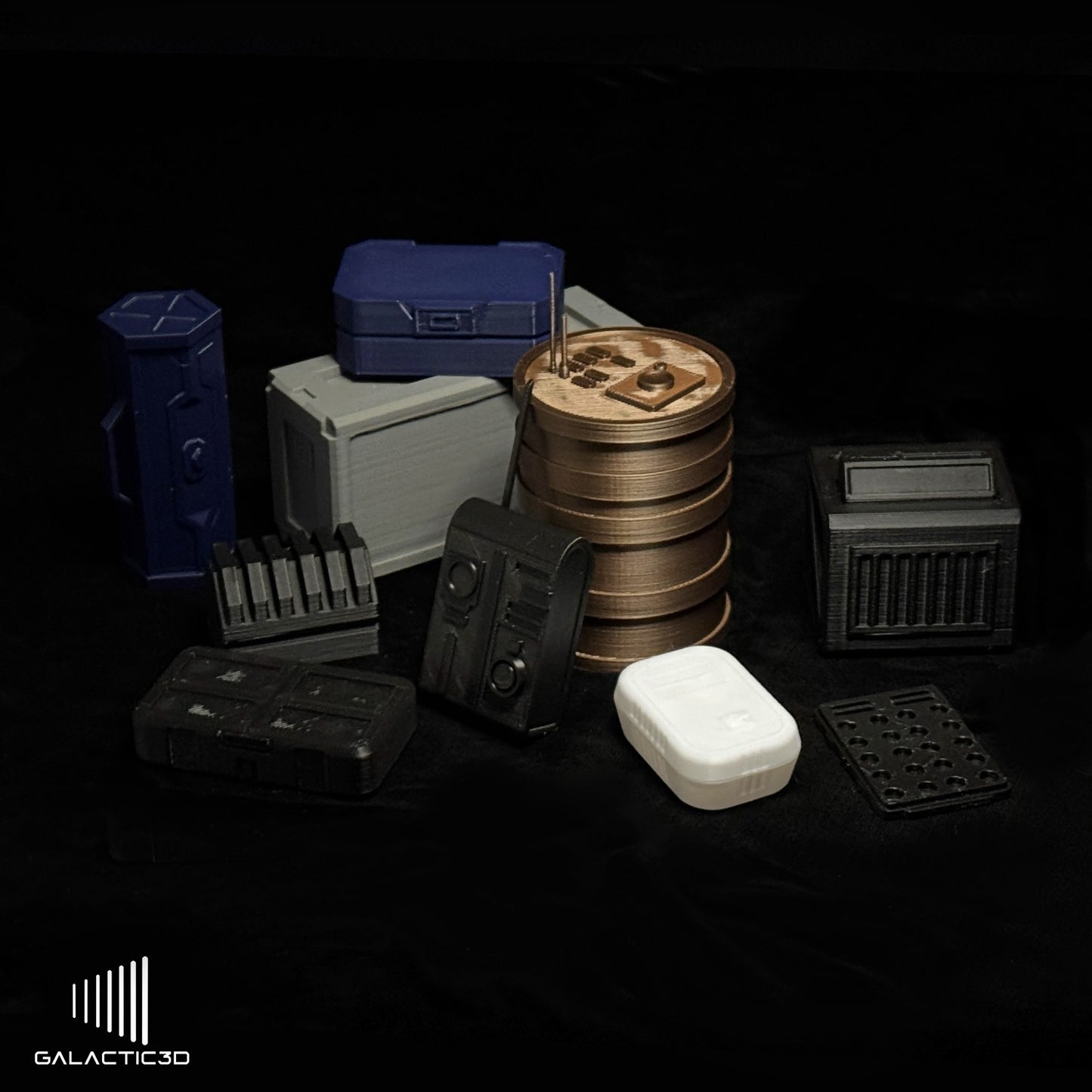 Star Wars 3D Printed Yavin Crates for 3.75" and 6" figures