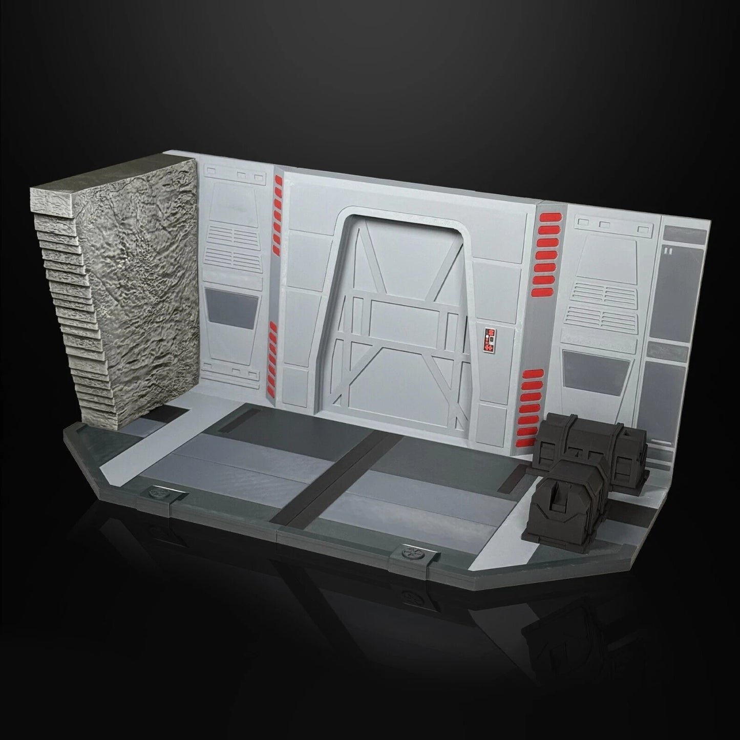 Star Wars 3D Printed Mandalorian Final Battle Diorama 3.75" 6" or 12"