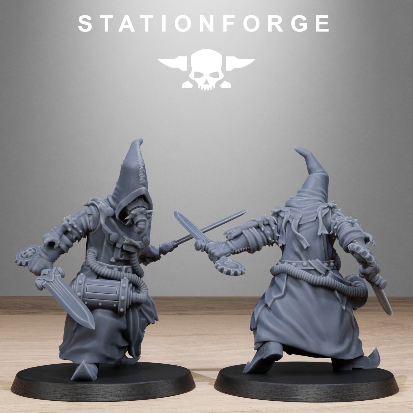 Scavenger mystics from Station Forge 32mm. FREE BASES & POST
