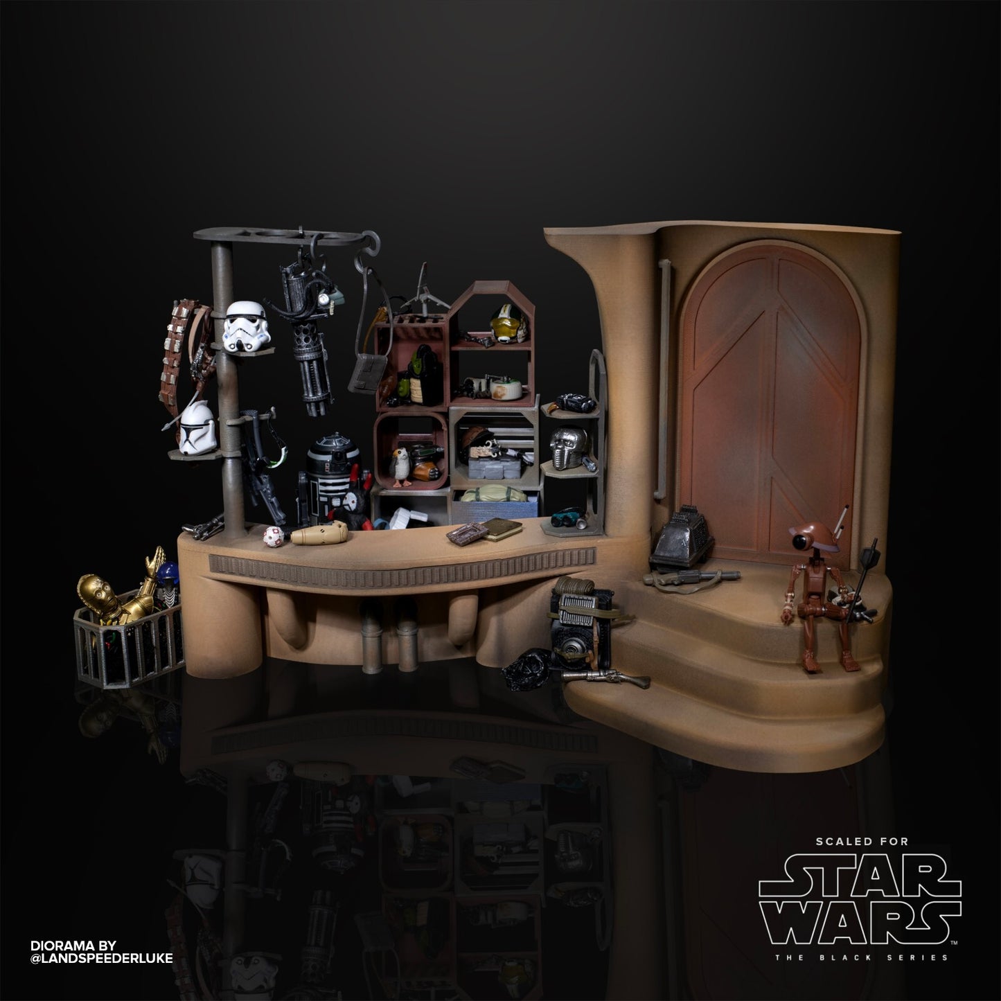 Junk Shop Display For Star Wars 3.75" Figures