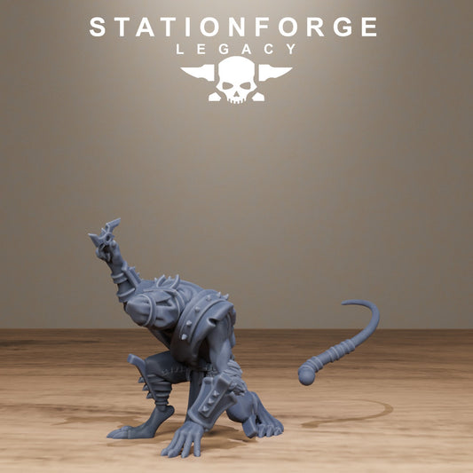 Rotfang Ninjas from Station Forge Legacy 32mm. INC BASES