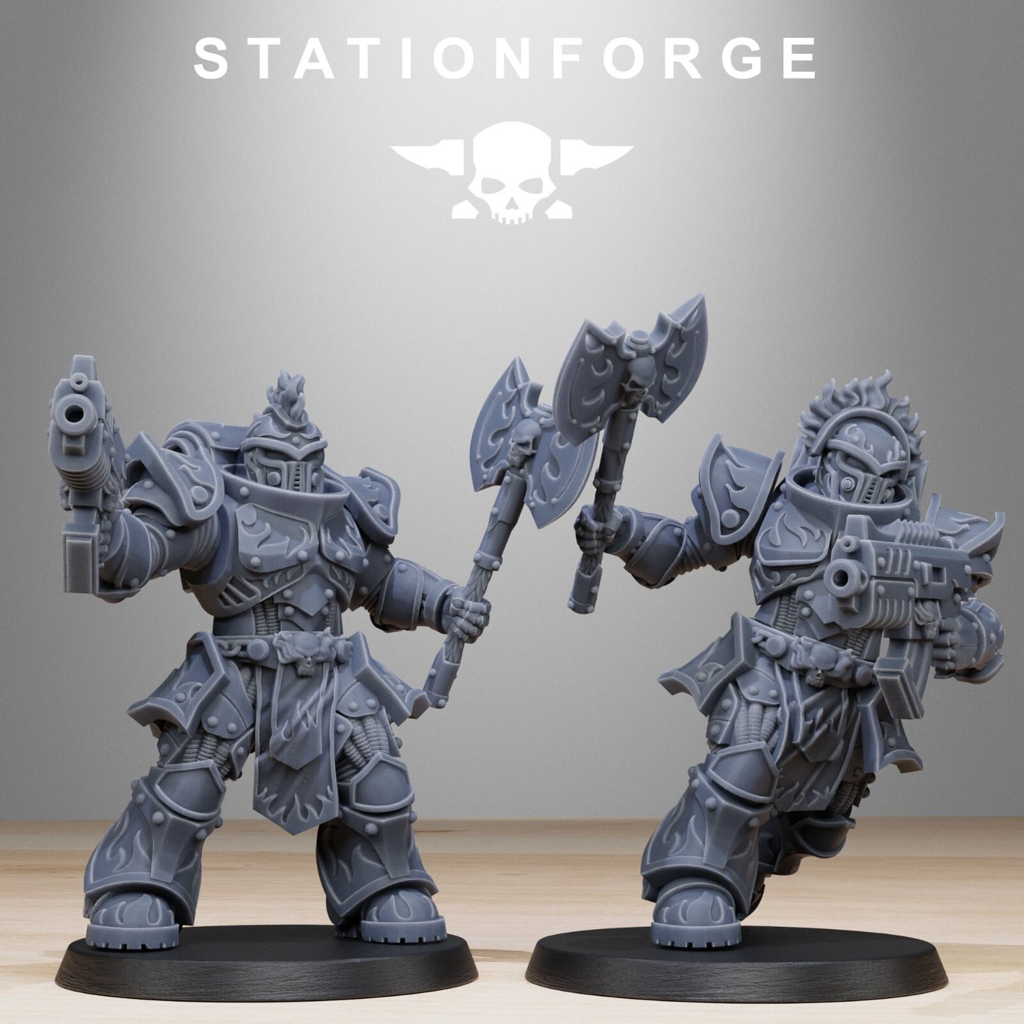 Socratis Dragon Knights Miniatures - Station Forge Wargaming Figures