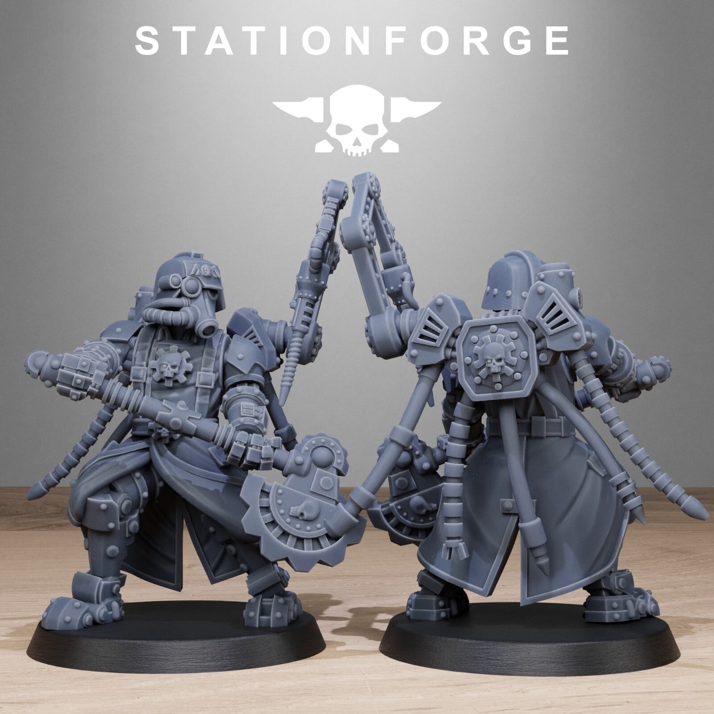 The GrimGuard Tech Engineers from Station Forge 32mm. INC BASES + FREE POST