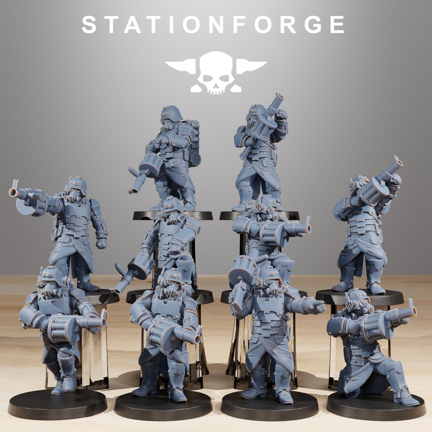 Station Forge Grim Guard Tinkers and bases 32mm