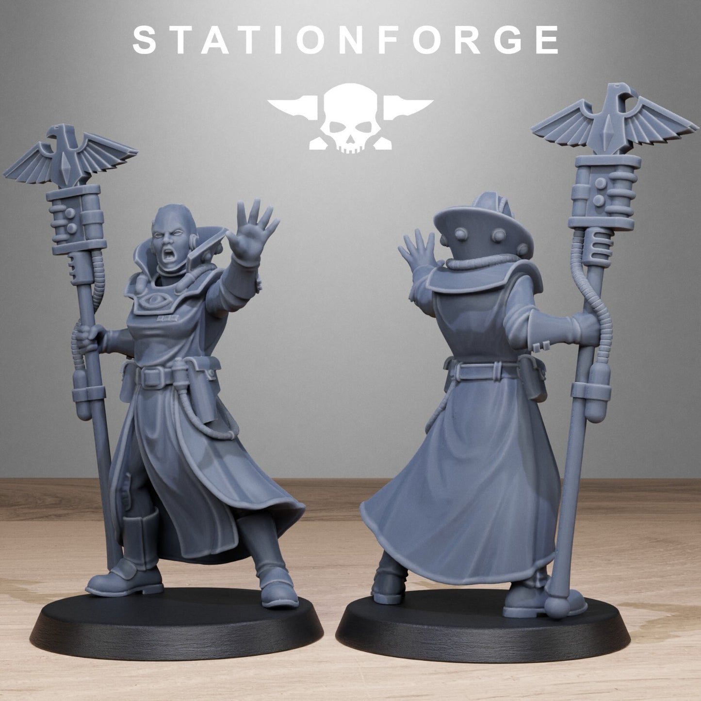 The GrimCorp Seers from Station Forge 32mm INC BASES + FREE POST