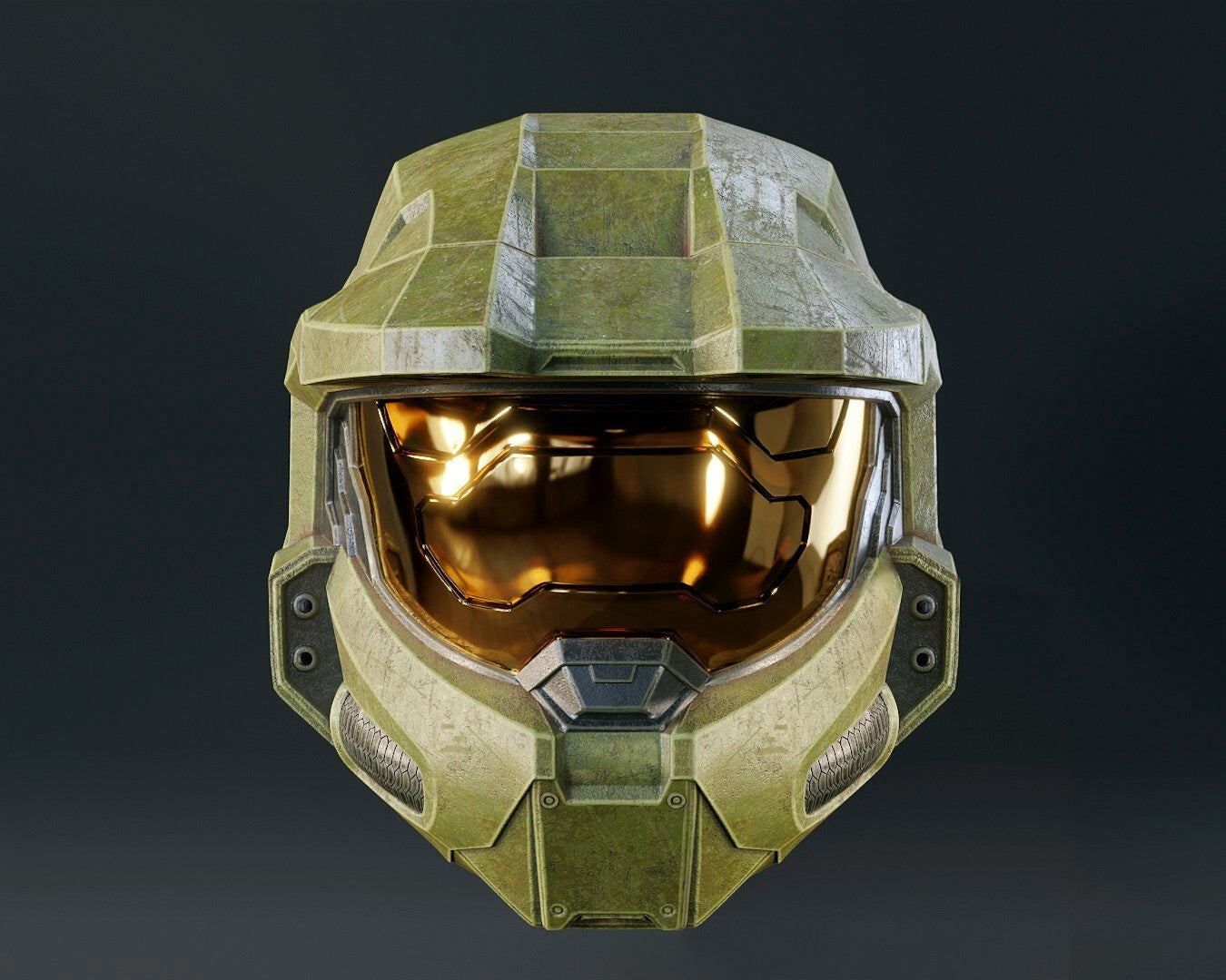 Legendary Halo Infinite Master Chief Inspired Helmet With Visor