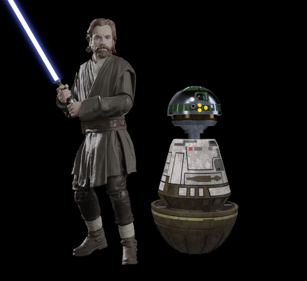 3D Printed Star Wars KP-1 Astromech droid 3.75" |  6"  Scale