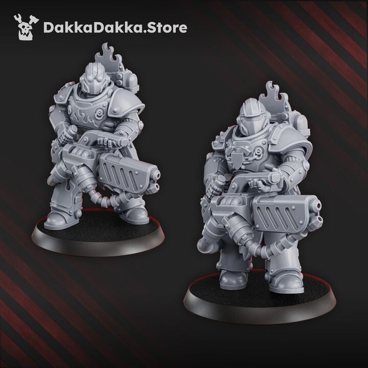 Ignisaurus Clan Team Ignitium (x10) From DakkaDakka Including Bases 28mm