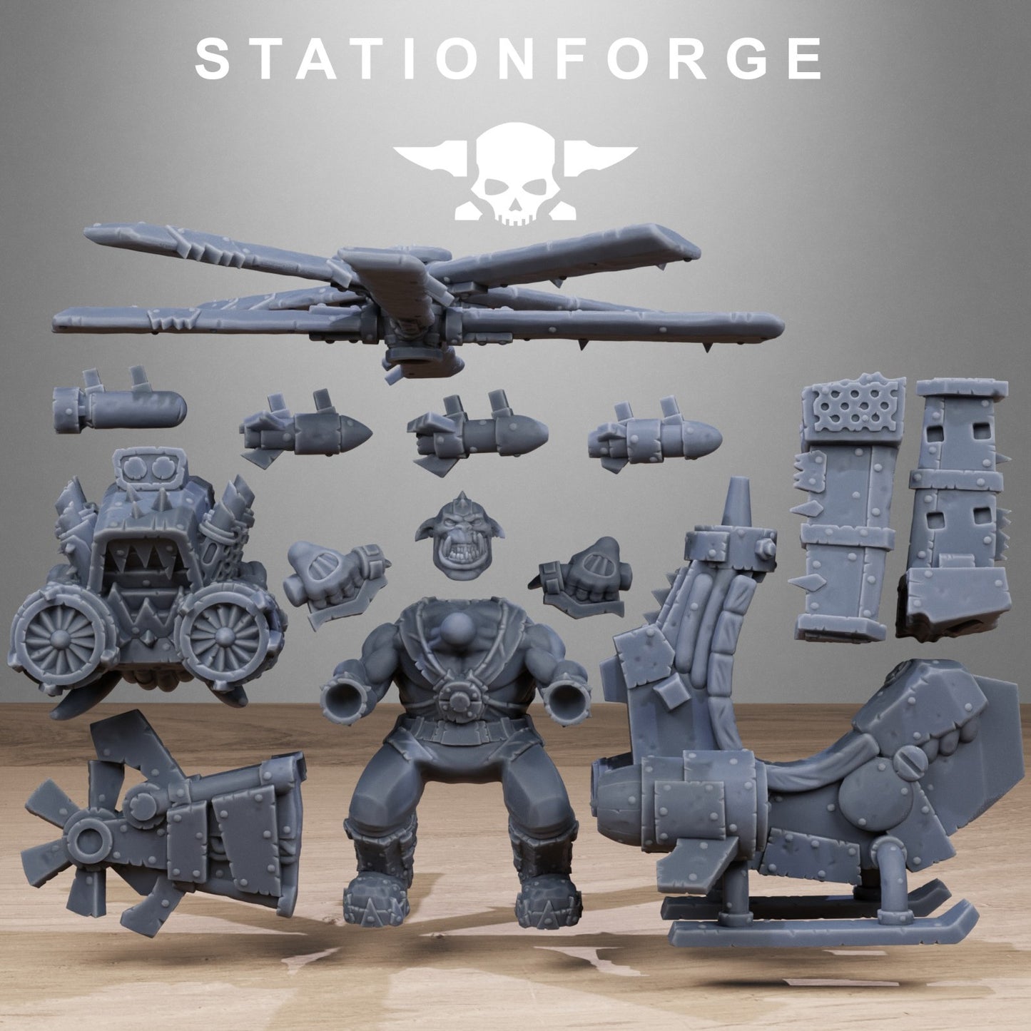 Orkaz Helicopters From Station Forge Free Bases + Free