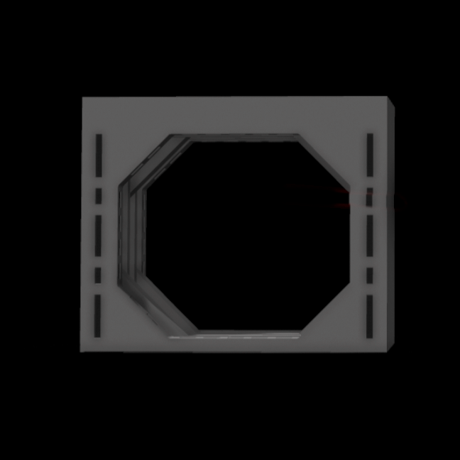 3D Printed Death Star Blast Door 1 Large for 3.75",6" and 12" Figures