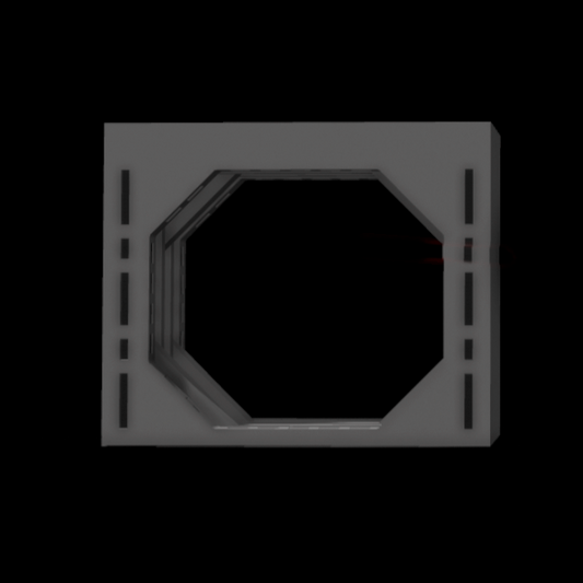 3D Printed Death Star Blast Door 1 Large for 3.75",6" and 12" Figures