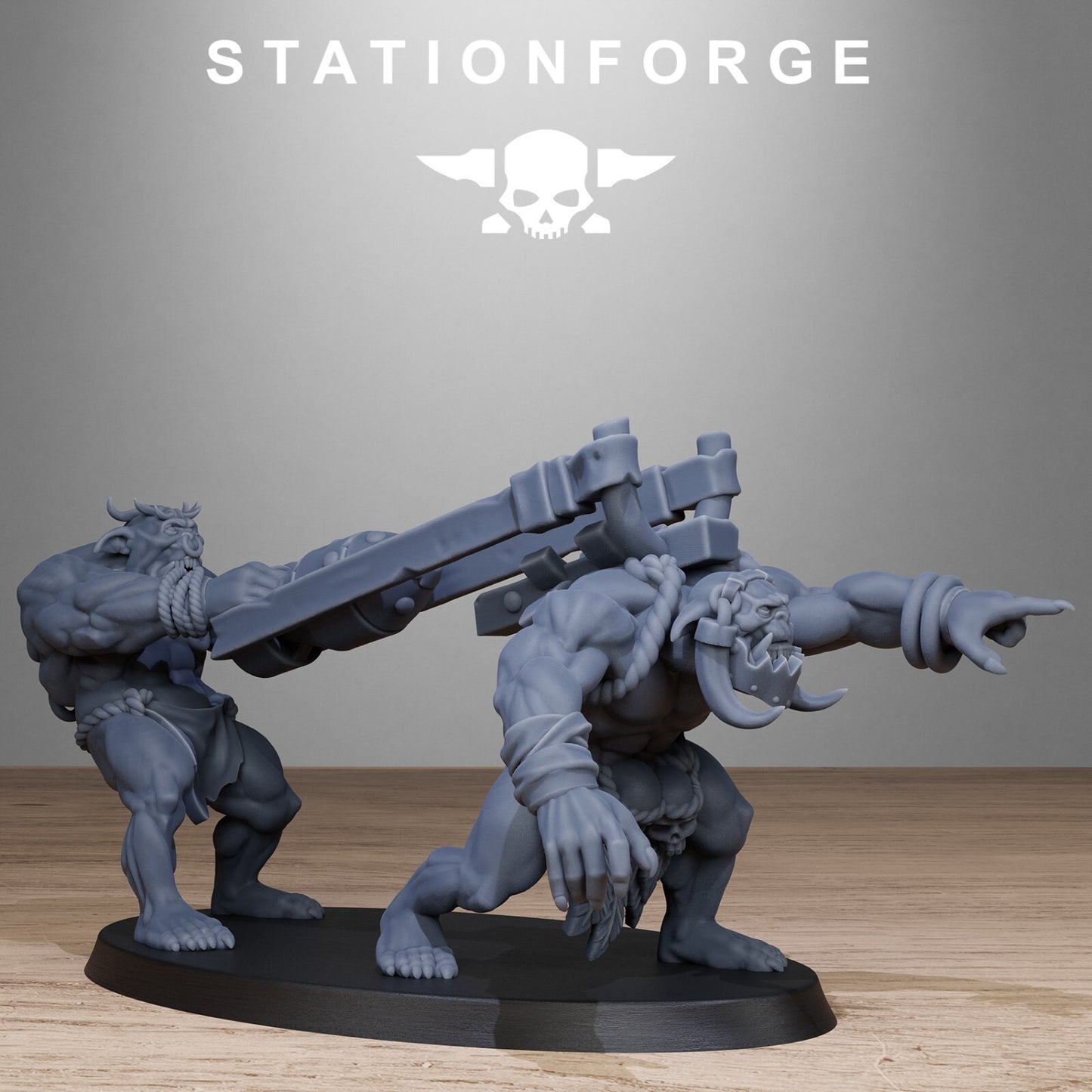 The Orkaz Tribal Infantry from Station Forge 32mm INC BASES + FREE POST