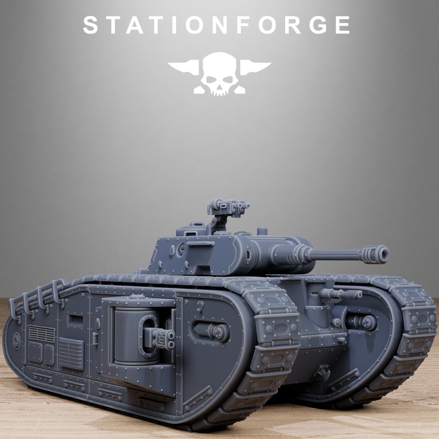 The FreeGuard Heavy Tank and Troops 32mm