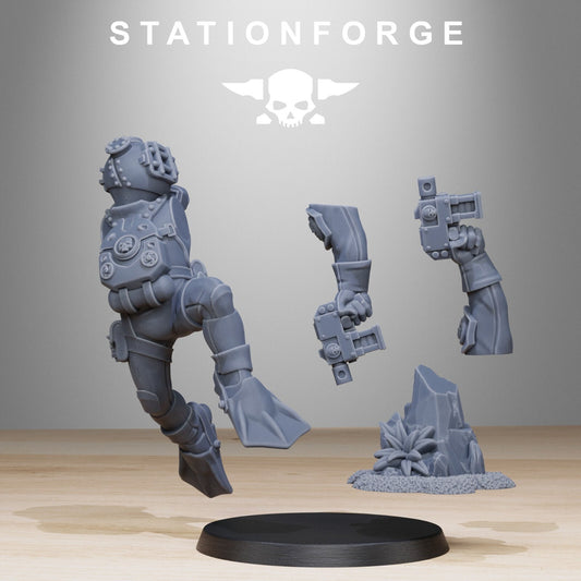 The GrimGuard Divers from Station Forge 32mm