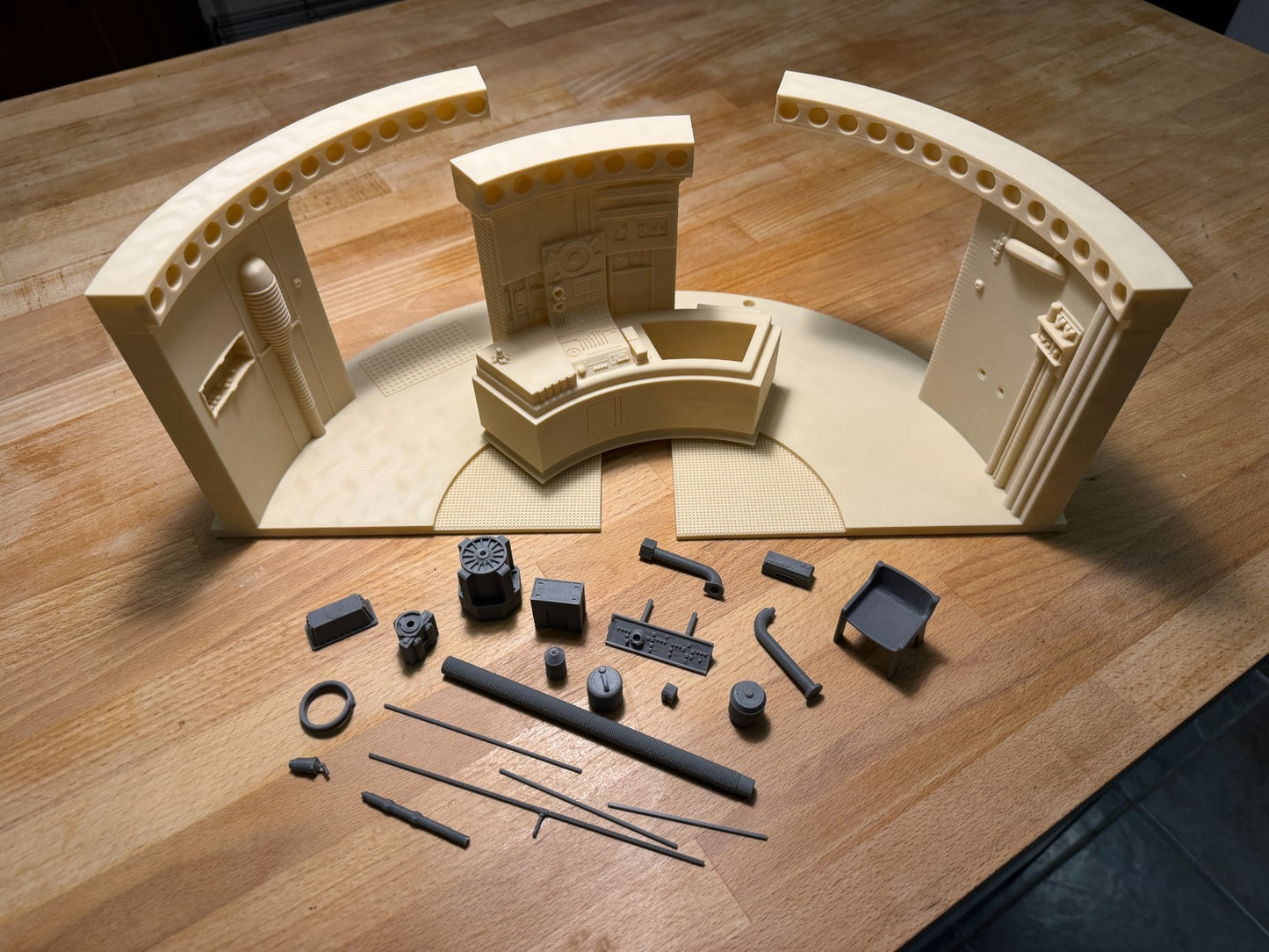 3D Printed Lars Garage Diorama for 3.75" and 6" figures