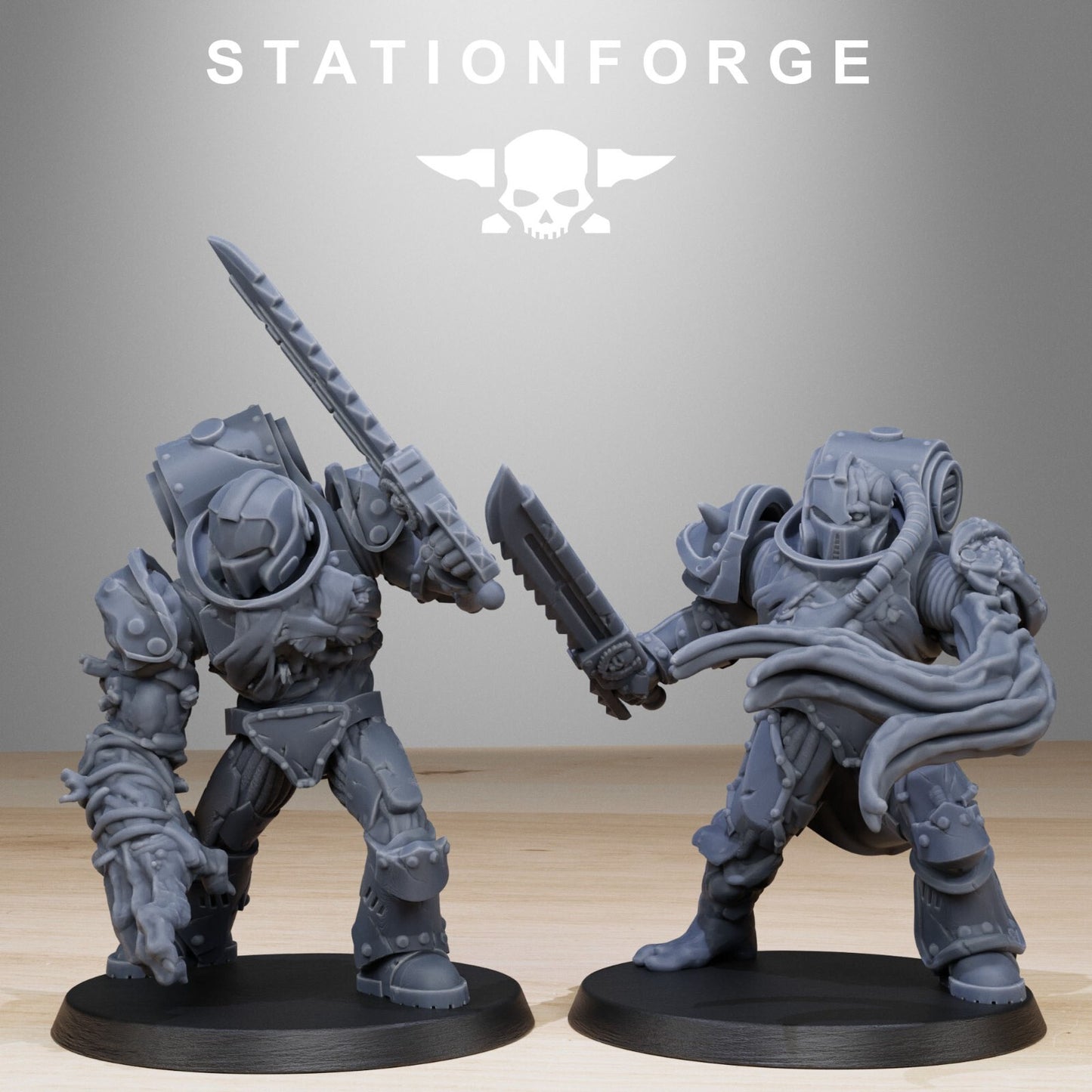 The Corrupted Socratis Infantry from Station Forge 32mm