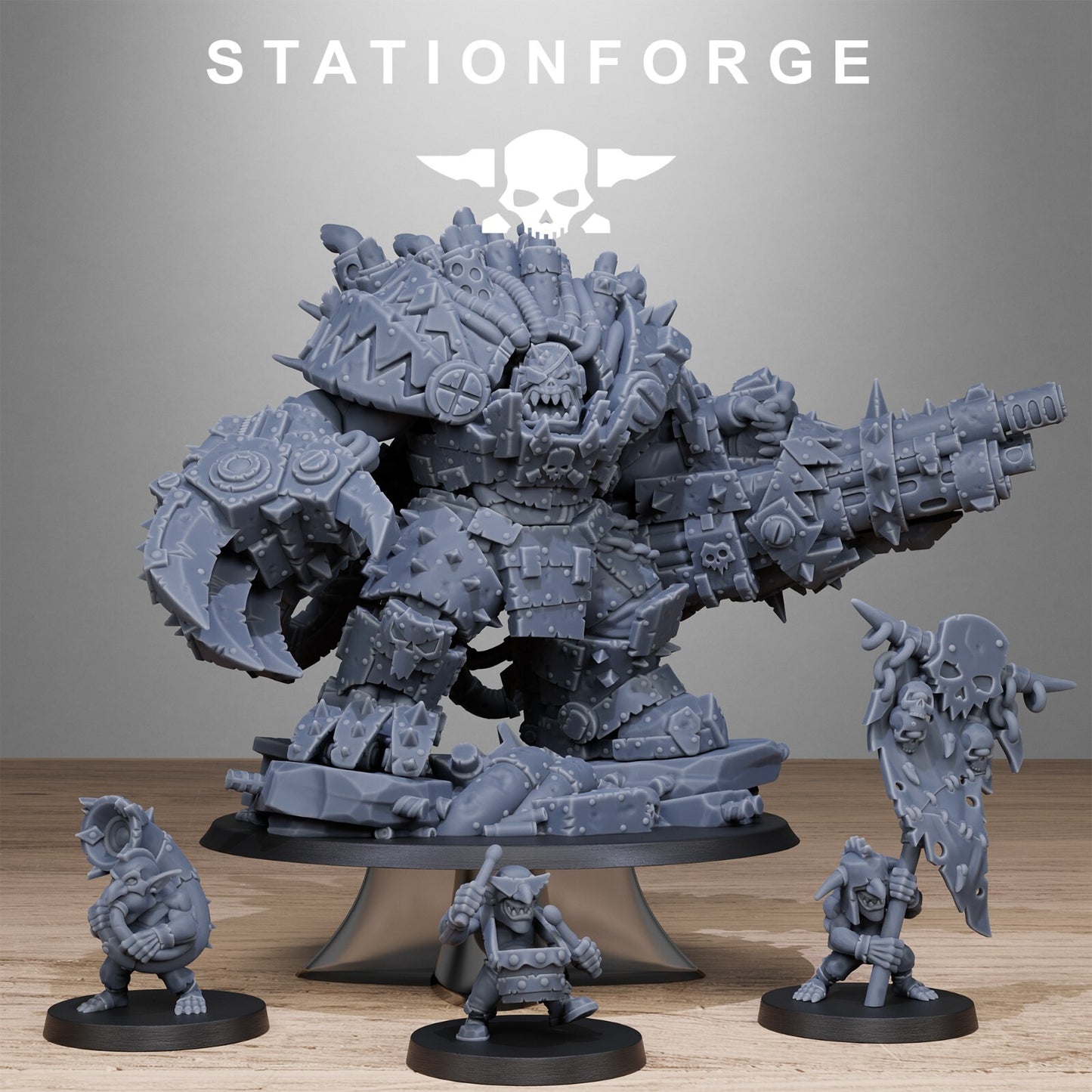 Orkaz Grand Nutta 3.0, Orc Boss from Station Forge Inc bases