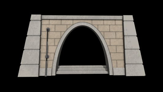 3D Printed Star Wars Ghorman Street diorama for 3.75" & 6" Figures