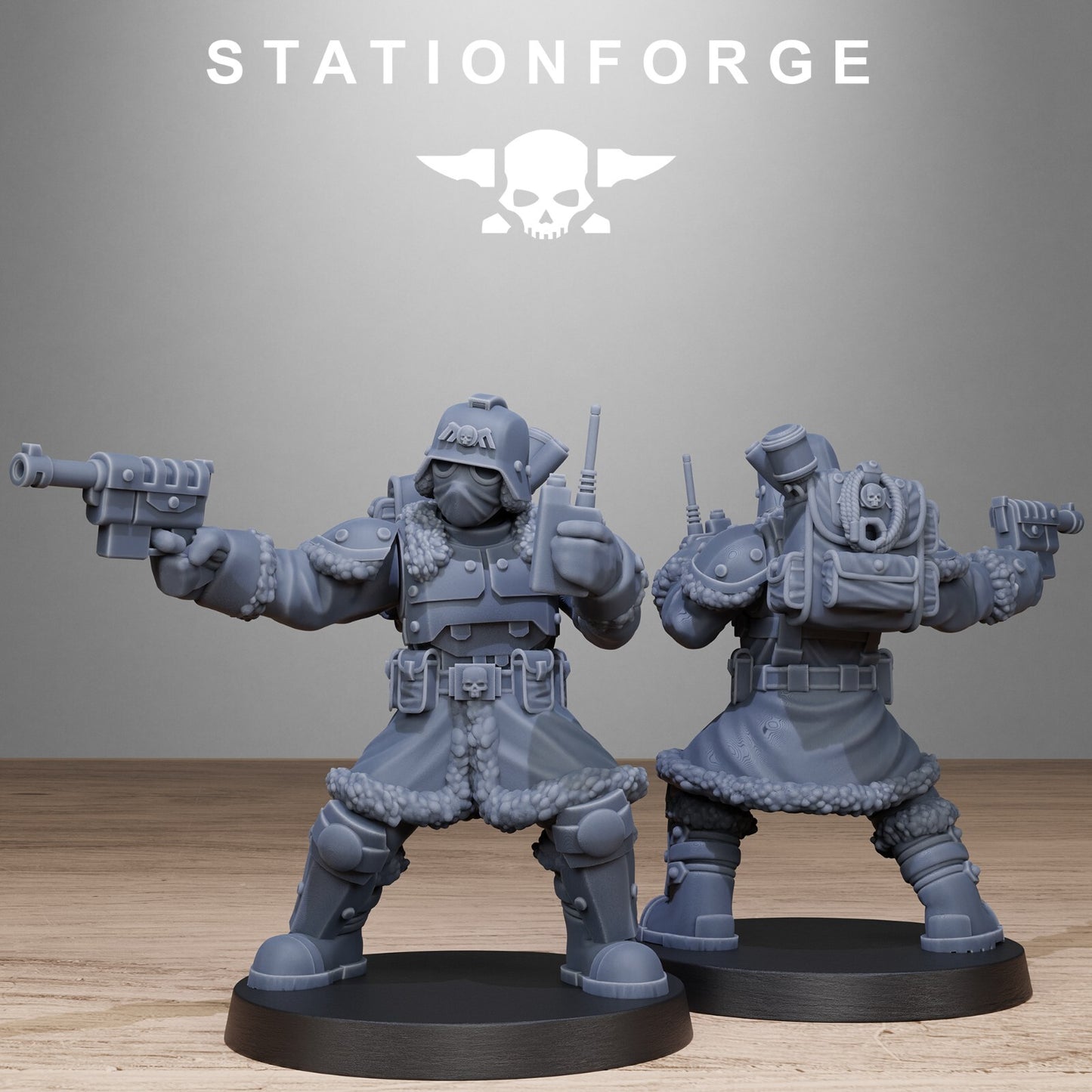 GrimGuard Frostwatch Patrol - Station Forge Wargaming Figures Inc Bases