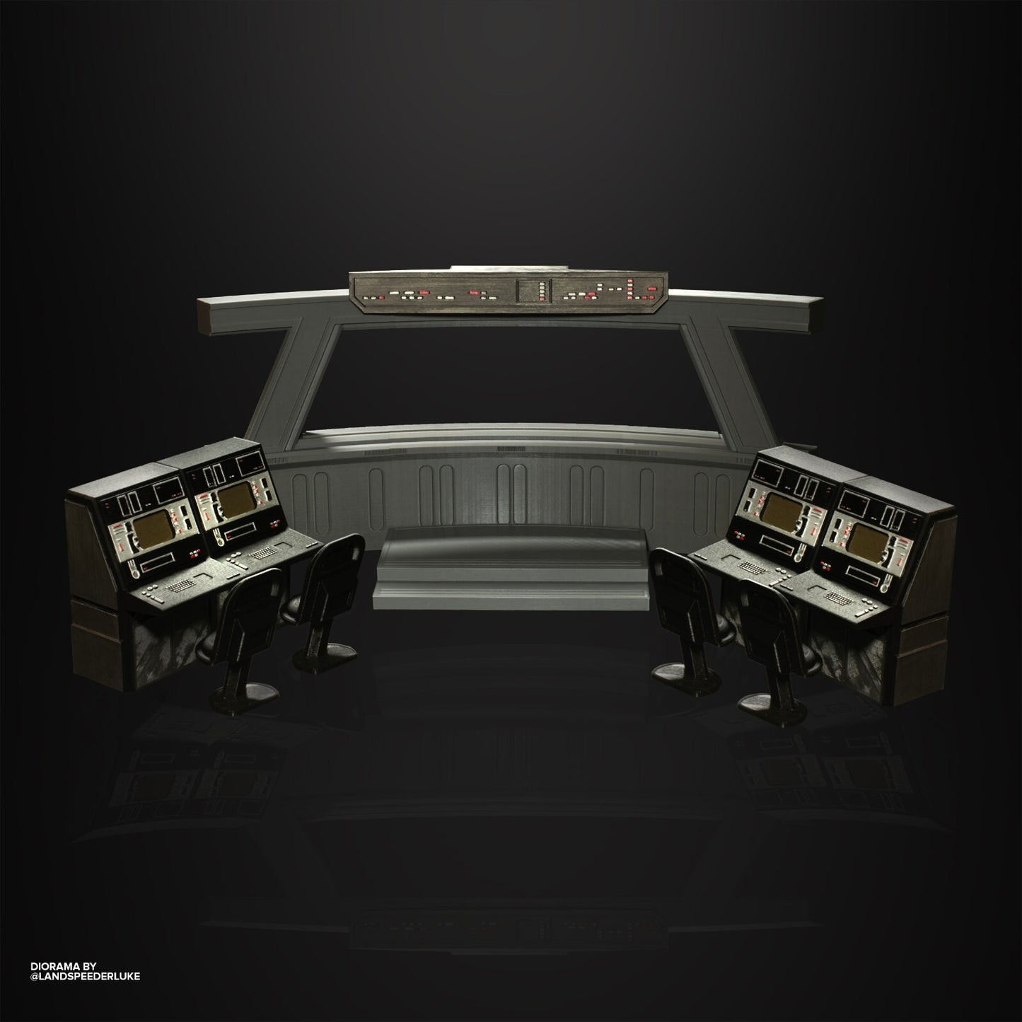Star Wars 3D Printed Mandalorian Finale Diorama for 6" Figures