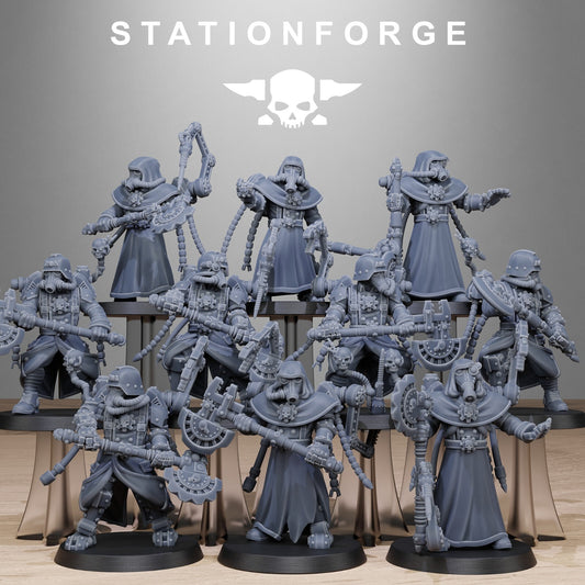 The GrimGuard Tech Engineers from Station Forge 32mm. INC BASES + FREE POST