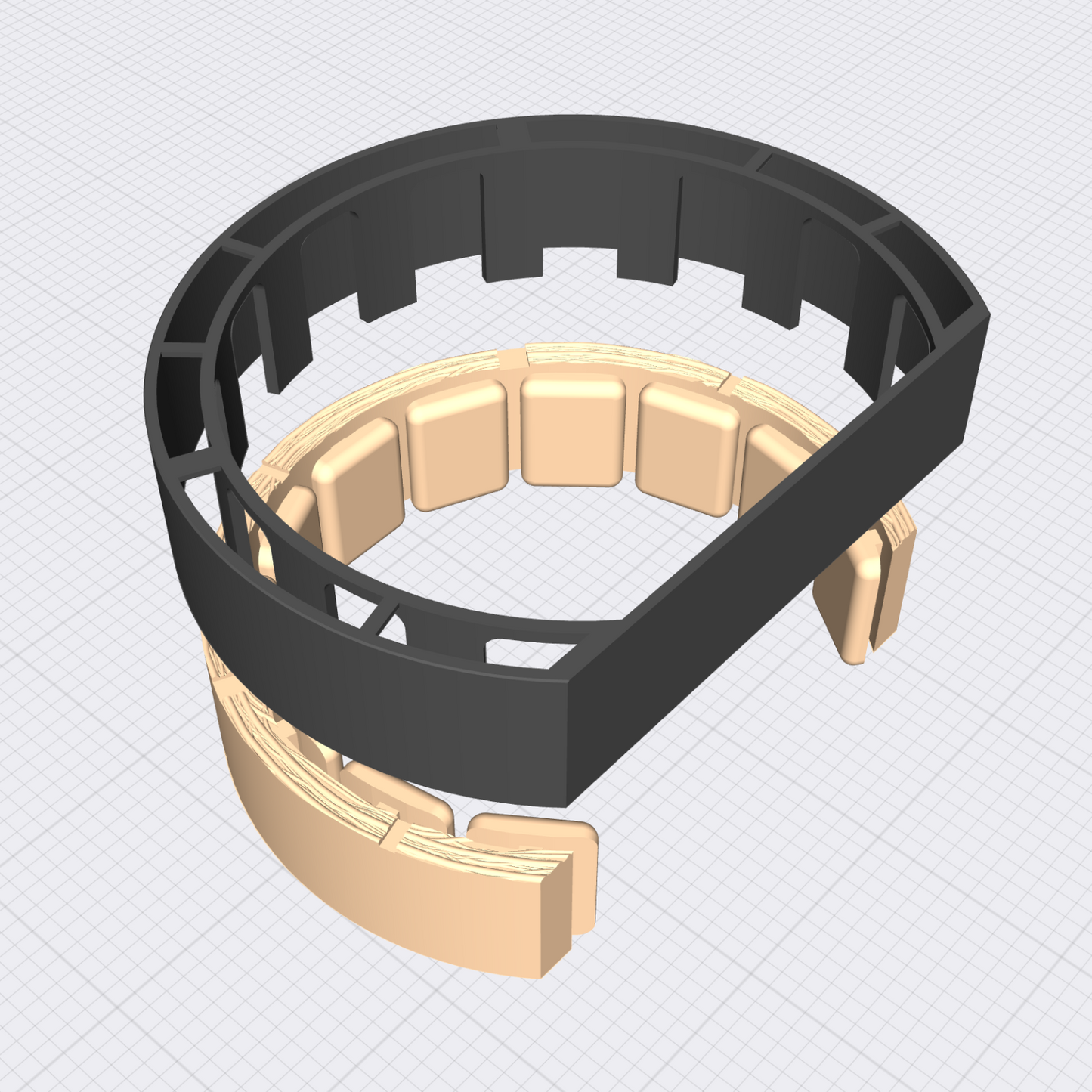 3D printed Milennium Falcon Doorway for 3.75" and 6" Star Wars Figures